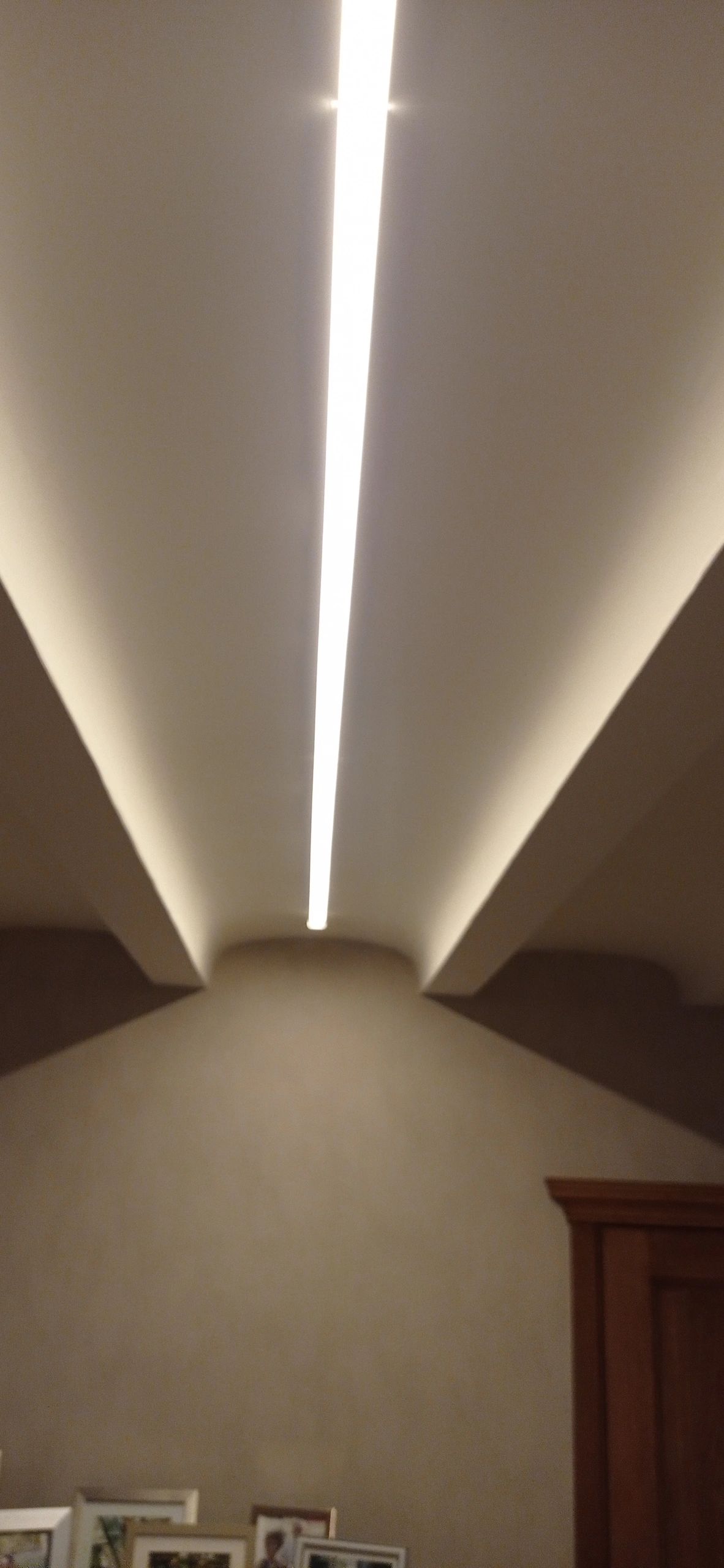LED Streifen Profil breit Aufbau niedrig 4 Meter