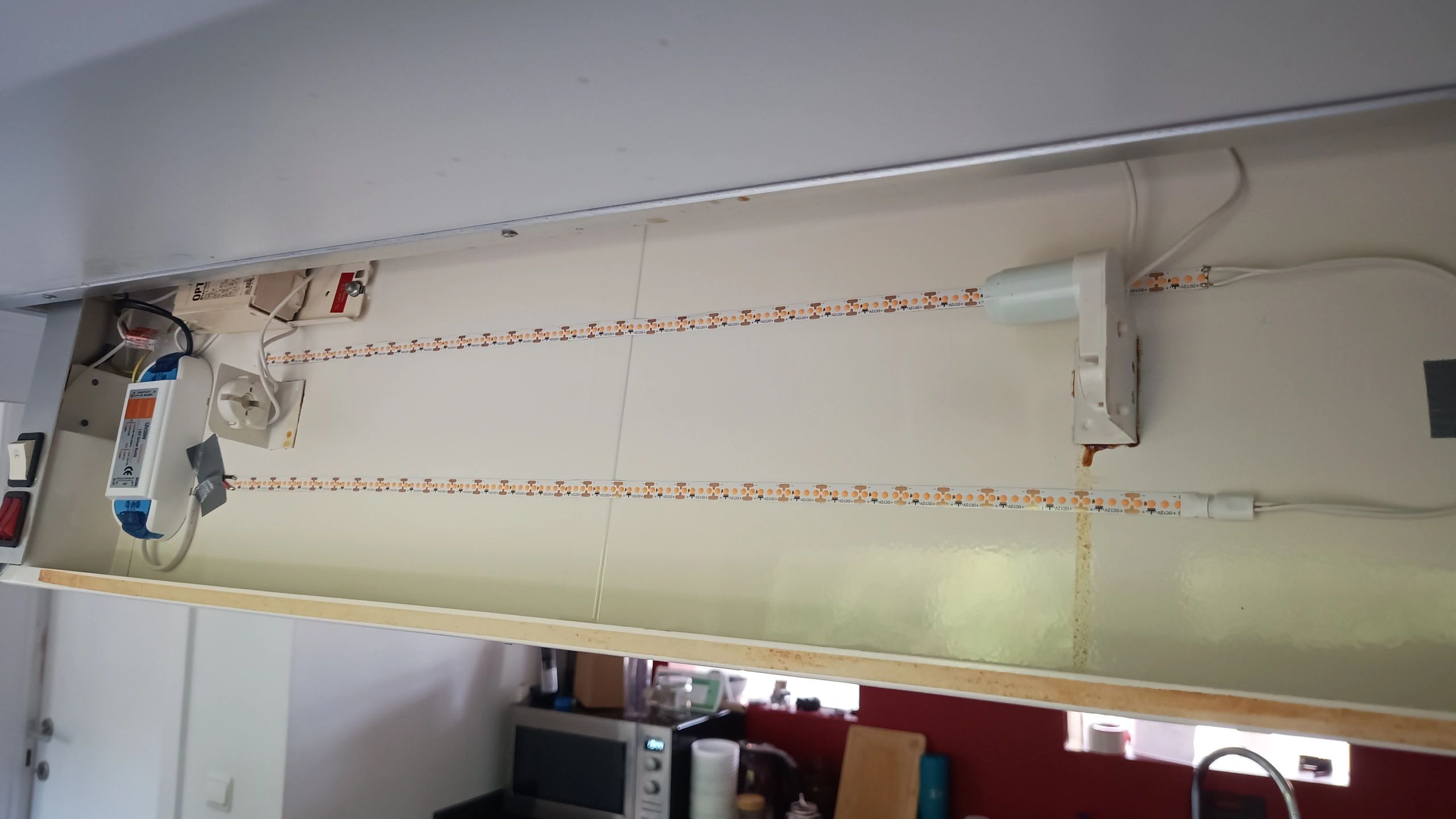 LED Leiste 5 Meter warmweiß Premium Plus - EinzelneLeiste mit 240 LEDs pro Meter