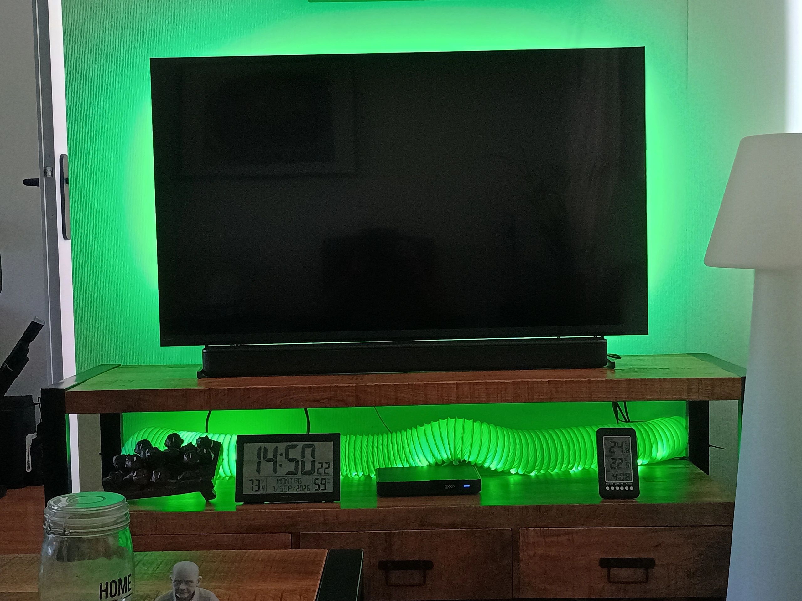 TV LED Streifen Set mit 4 RGB Streifen für TV’s von 40 bis 50 inch