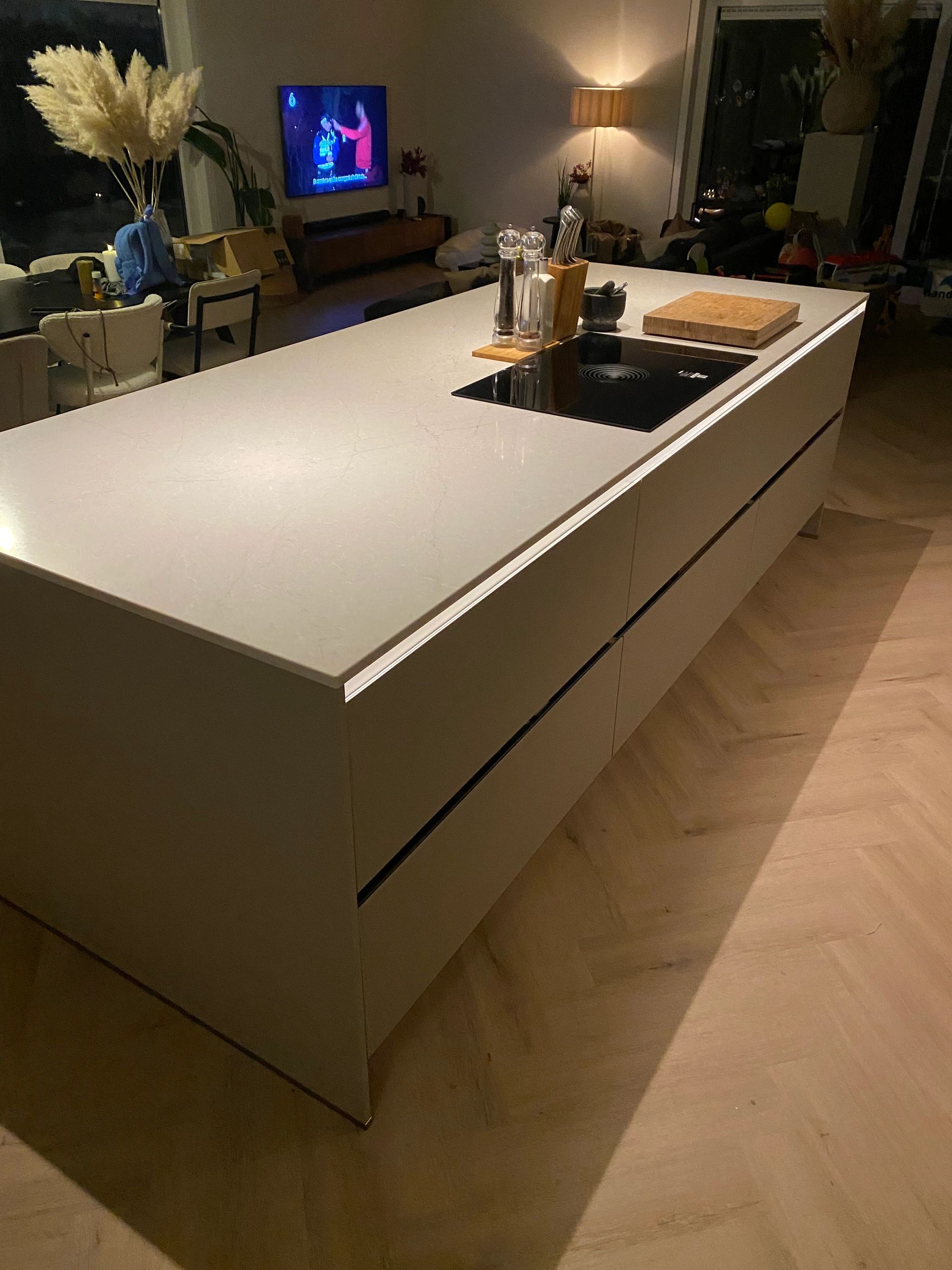 1 Meter LED Streifen Warmweiß Pro - komplettes Set