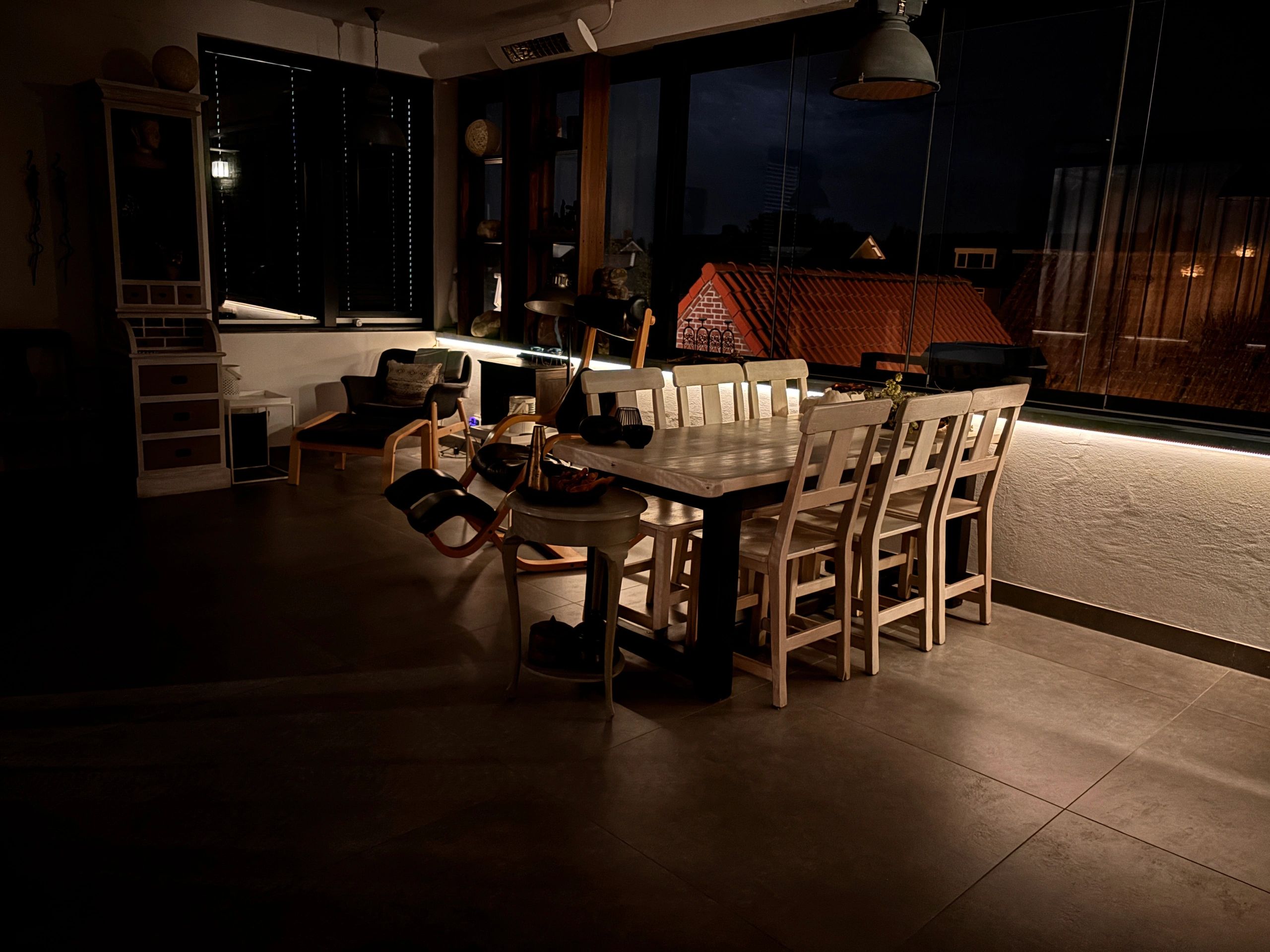 4 Meter Warmweißer LED Streifen für Außen komplettes Set