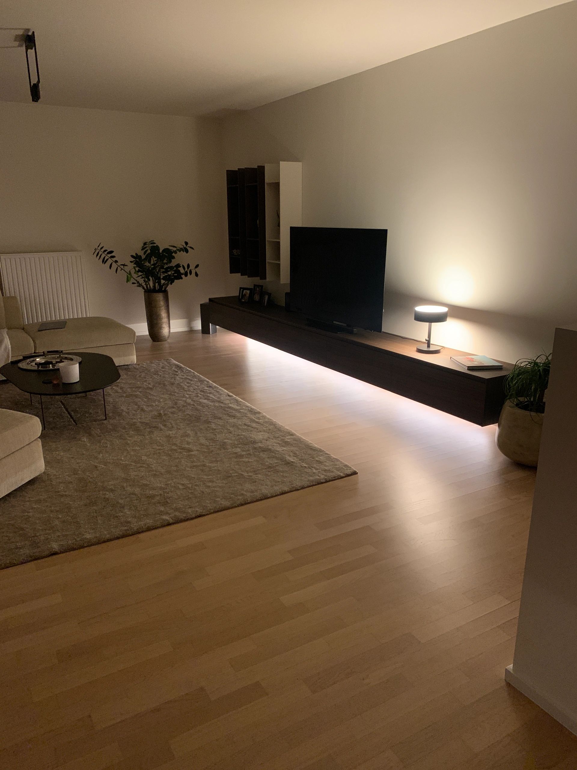 TV Schrank LED Streifen 4 Meter