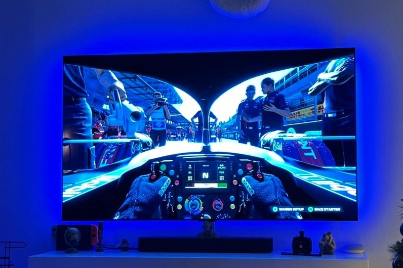 TV LED Streifen Set mit 4 RGB Streifen für TV’s bis 32 inch