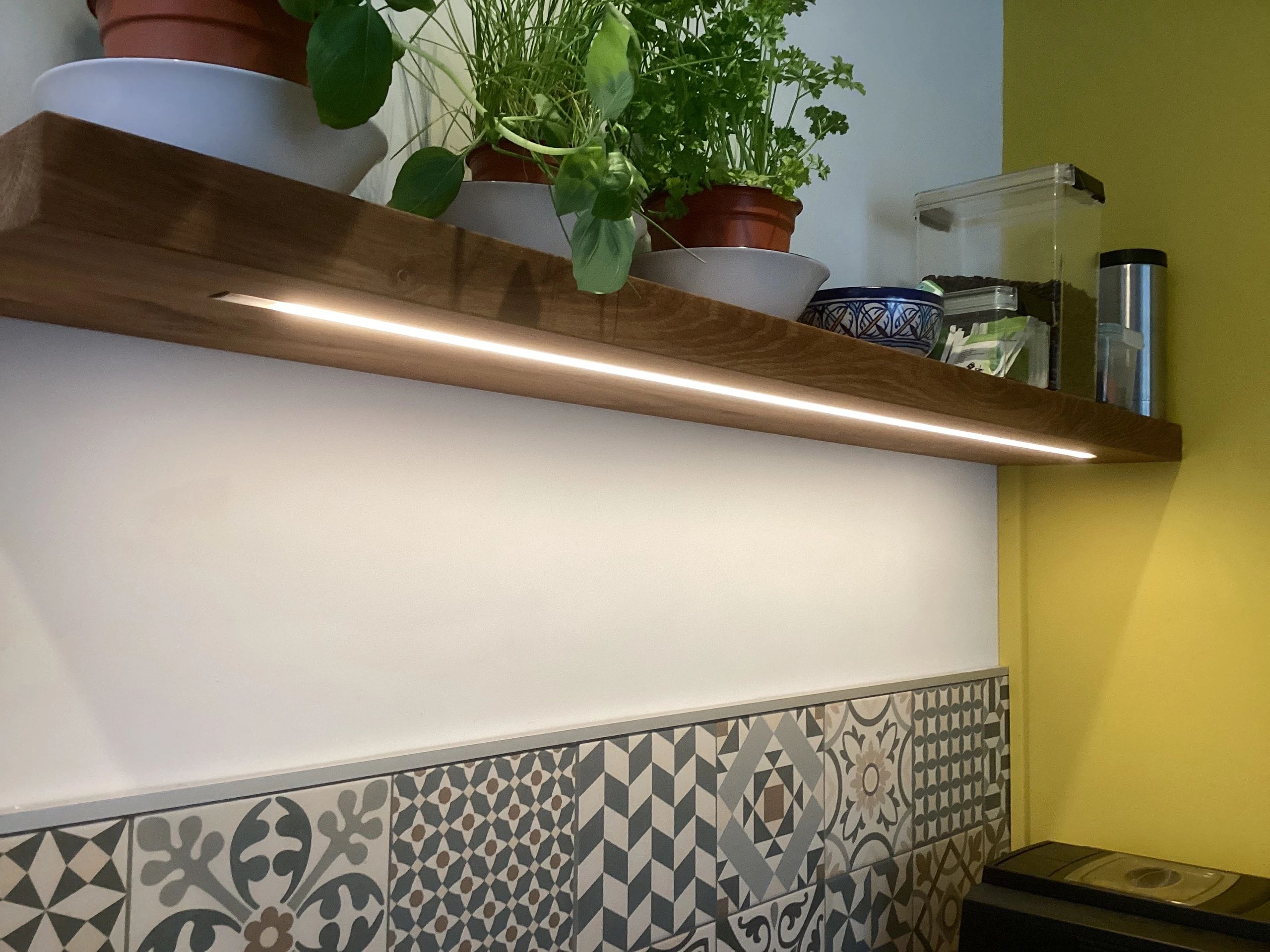 2 Meter LED Streifen Warmweiß Pro - komplettes Set