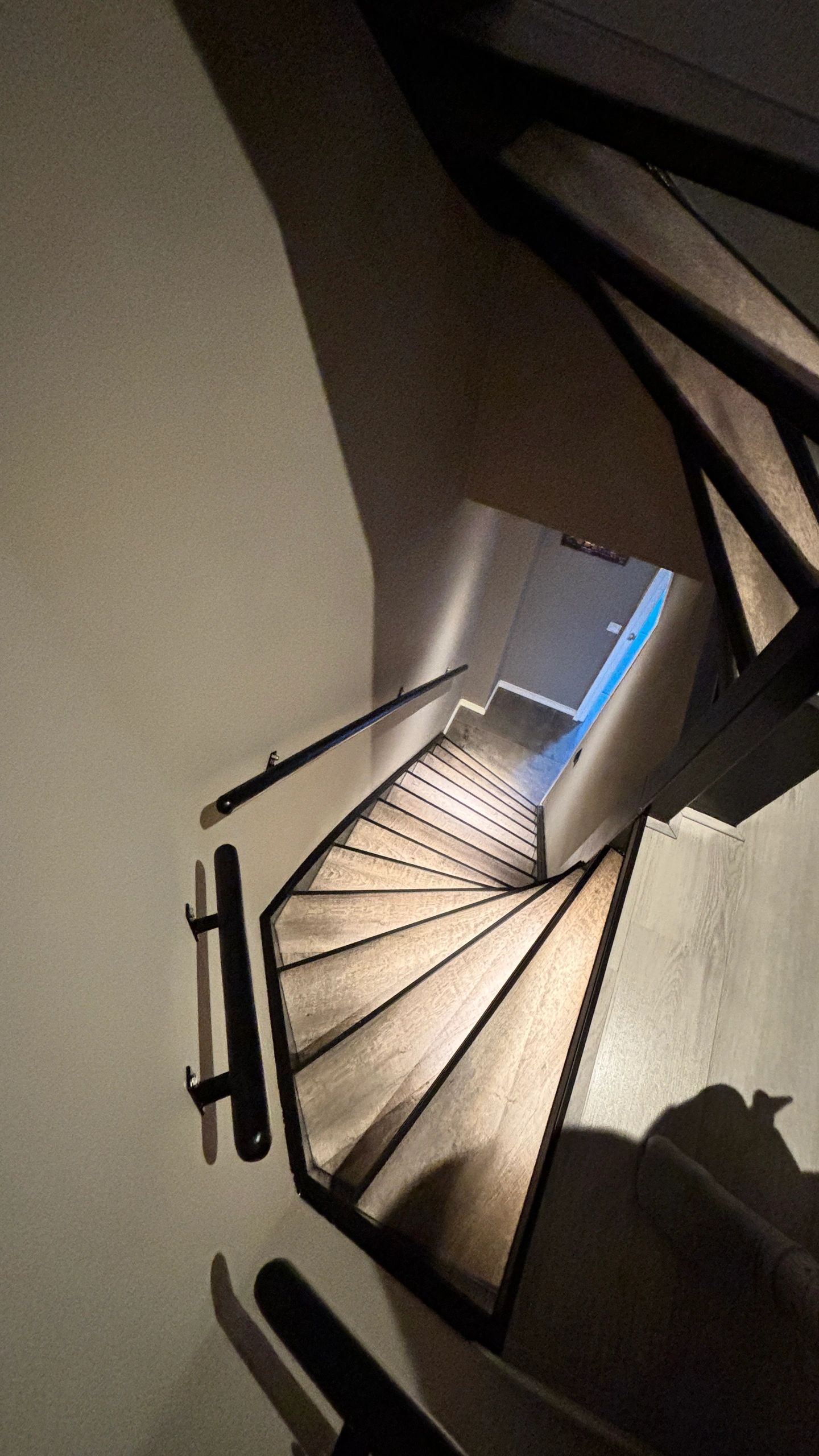 Treppenbeleuchtung COB LED Streifen warmweiß komplettes Set 130 cm