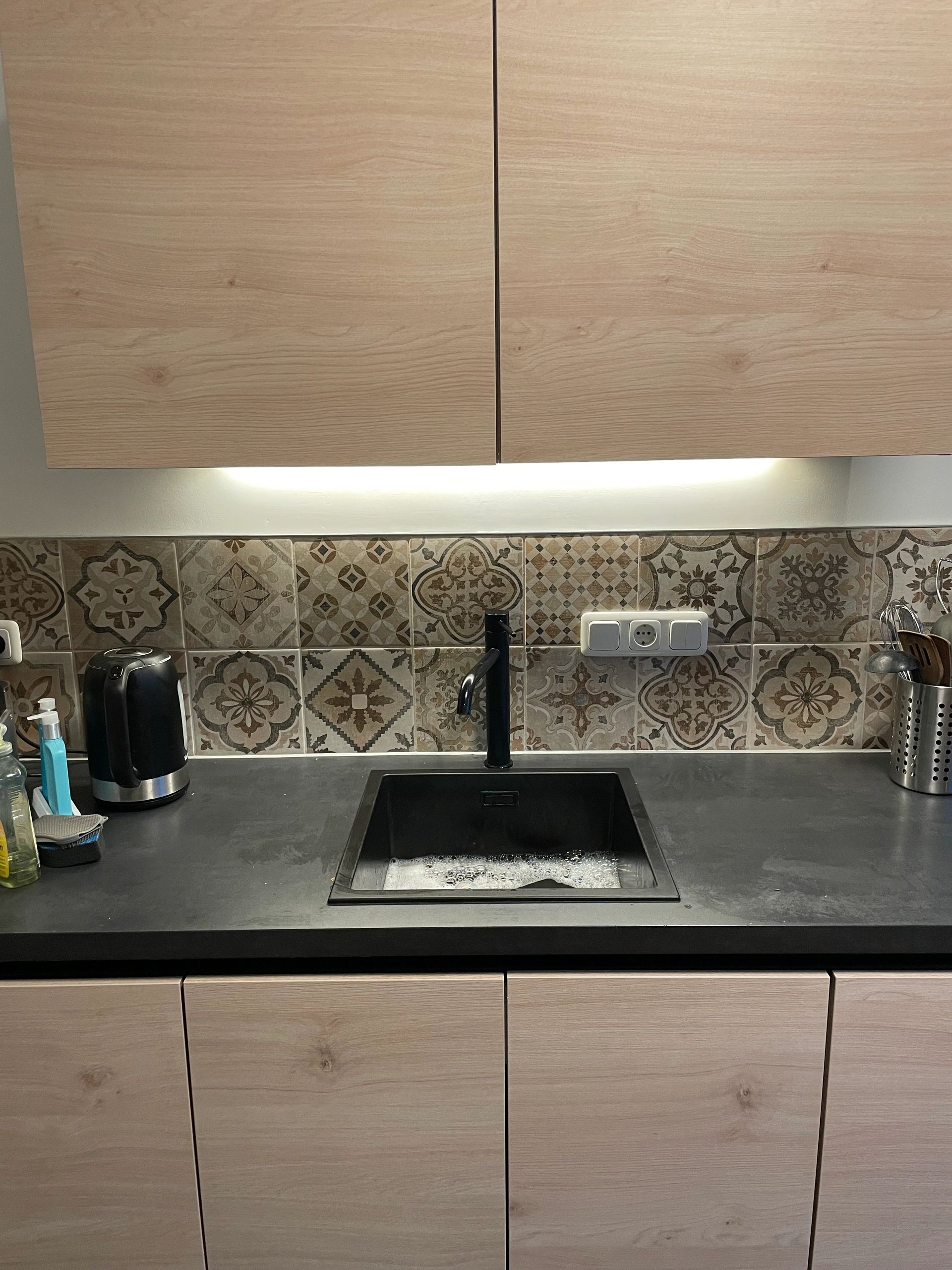 1 Meter LED Streifen Warmweiß komplettes Set - Basic  - 128 leds p/m