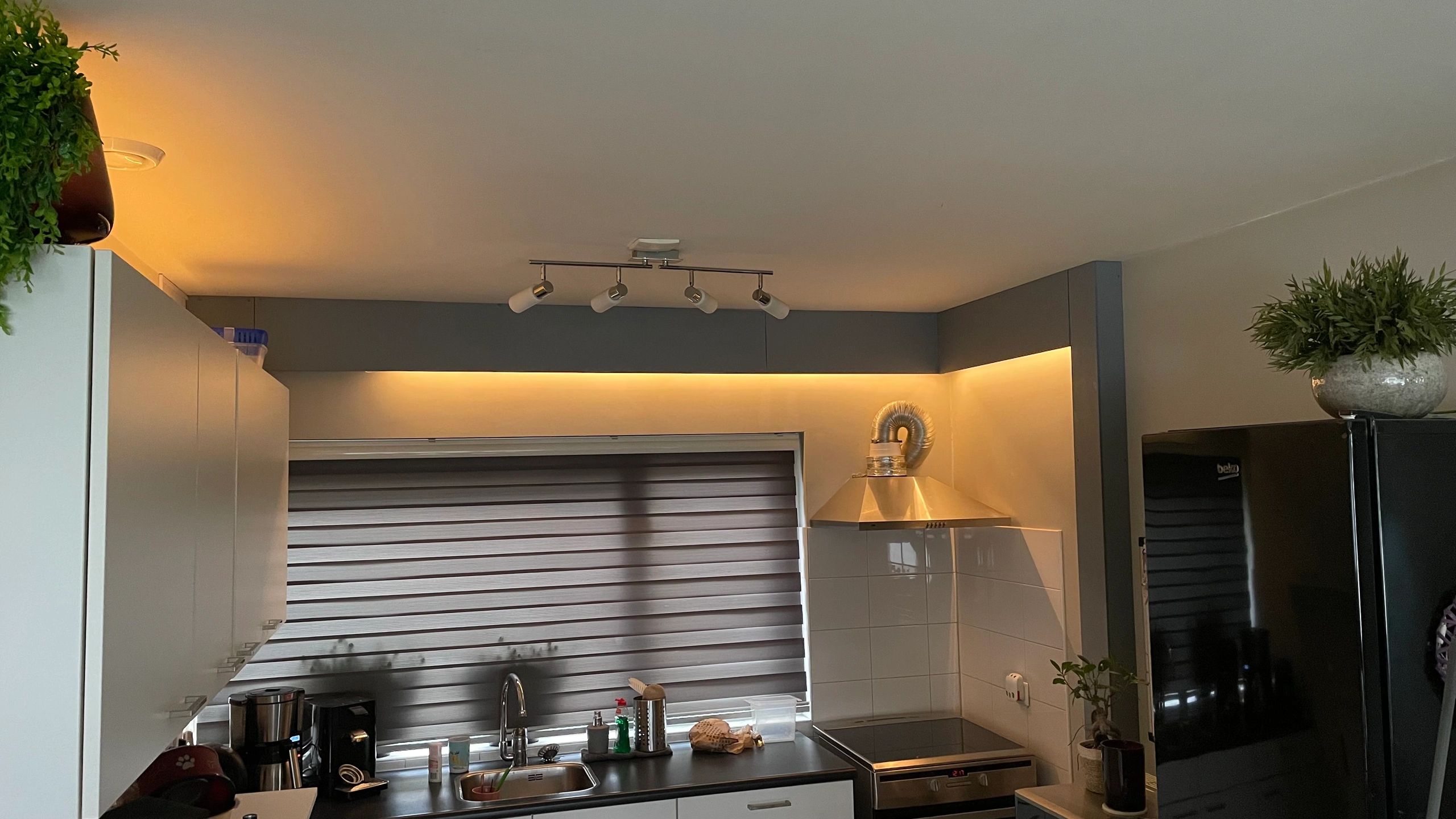 10 Meter Neon LED Flex Warmweiß Midi gerade - Einzelner Streifen