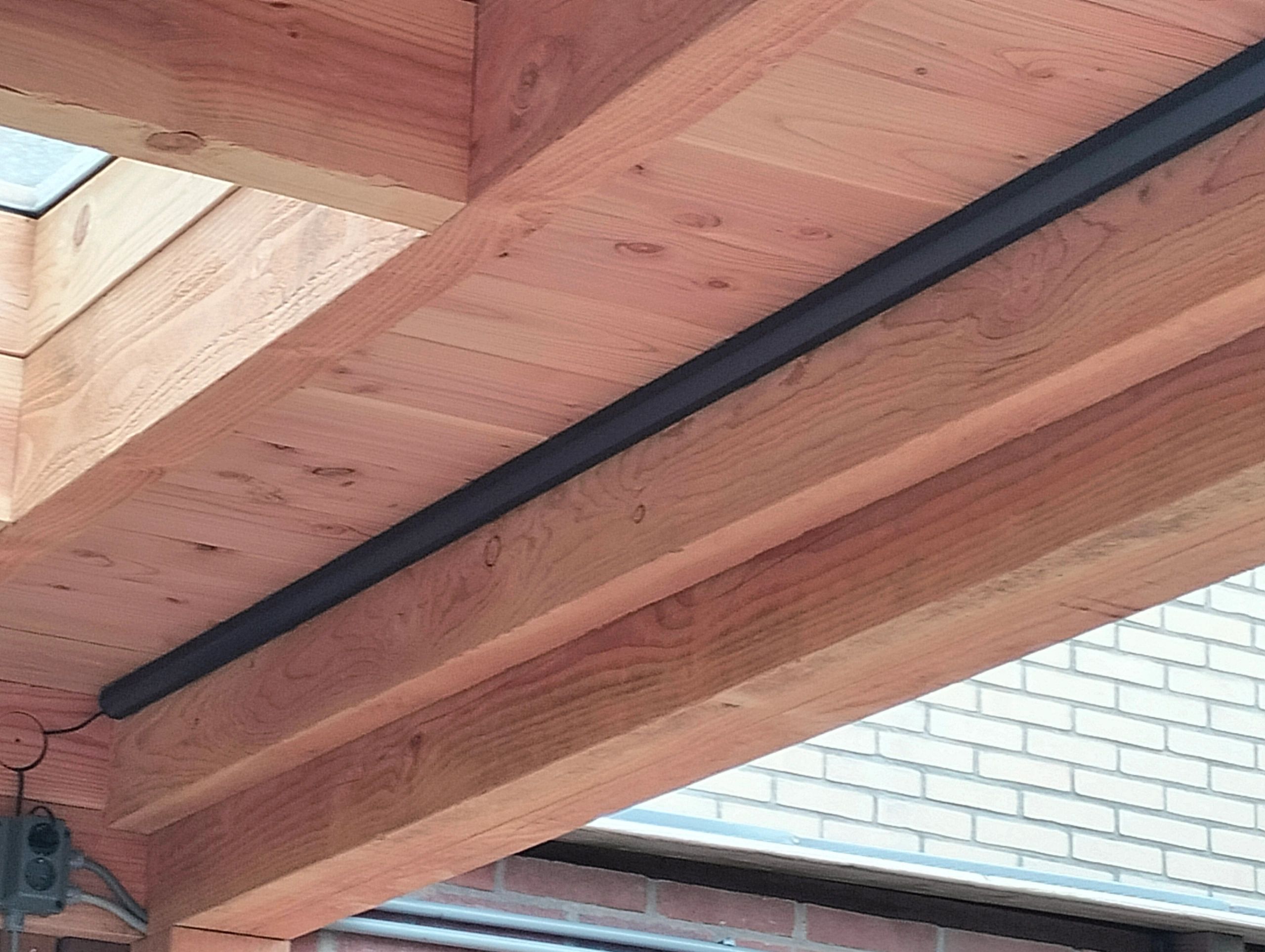 Aluminium Led Streifen Eckprofil schwarz 3M breit - Komplett mit Abdeckkappe