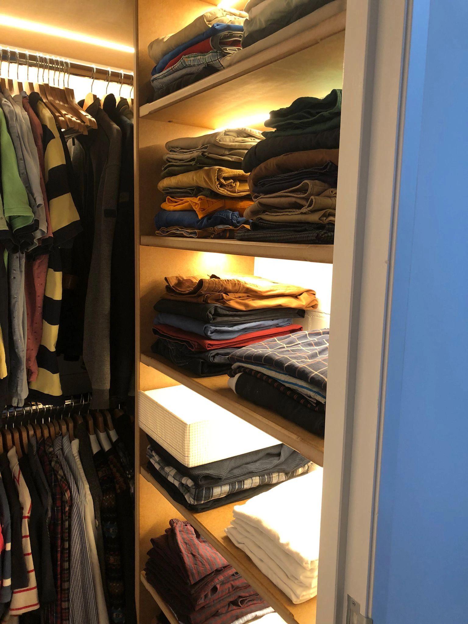 Led Streifen Profil Einbau tiefes Modell - komplett inklusiv Abschlusskappe 3 Meter 7 mm