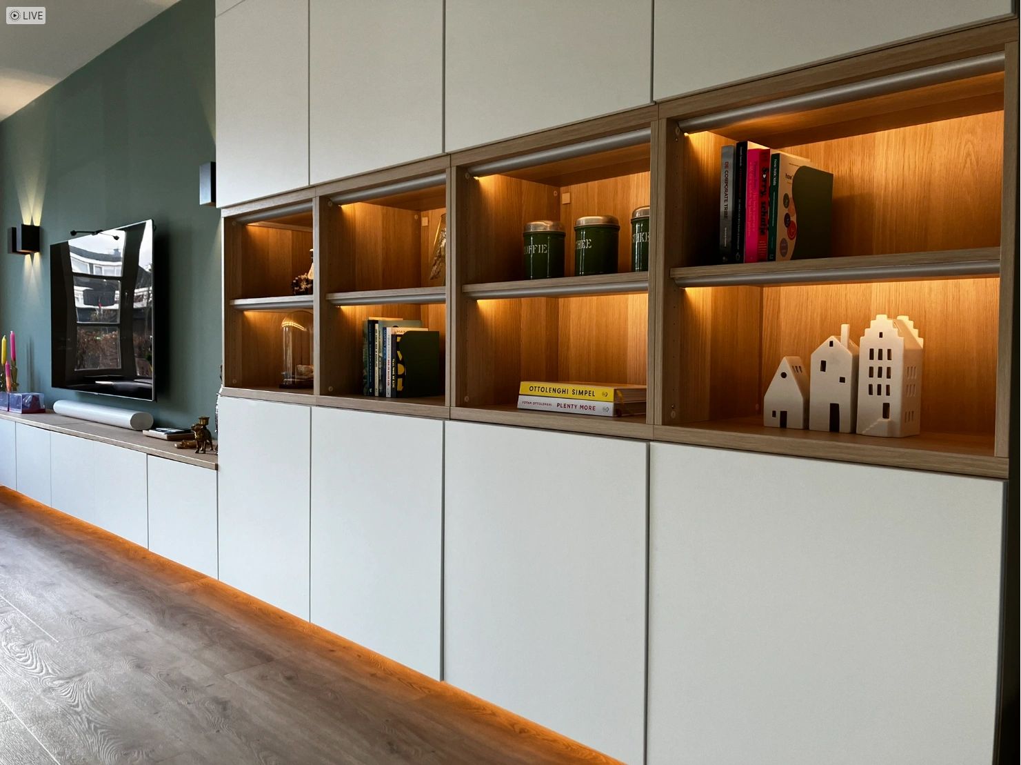 LED Profil 2 Meter Up Light Wandprofil