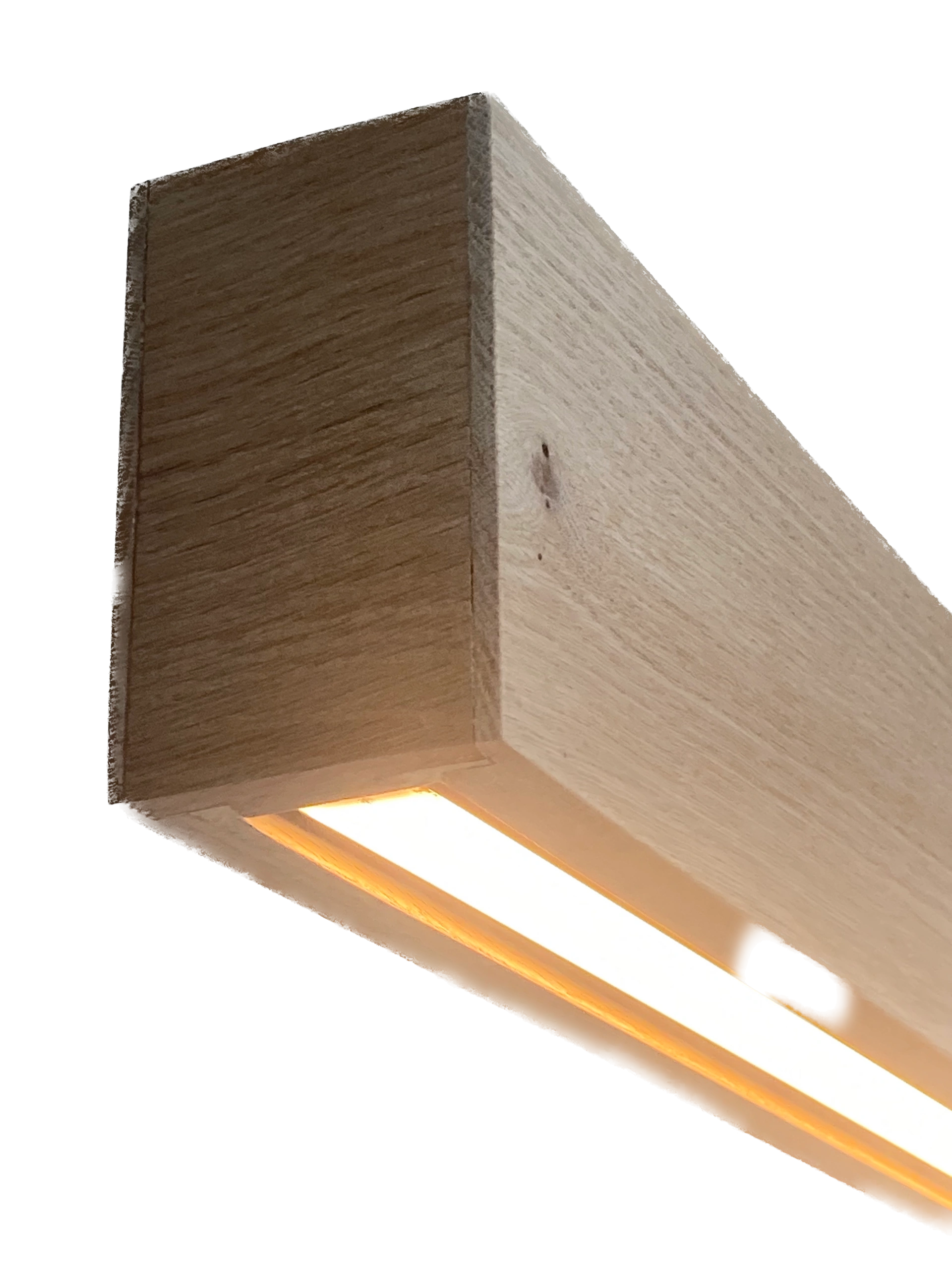 Led Streifen Profil breit Aufbau tiefes Modell - komplett mit Abschlusskappe 1,5 Meter