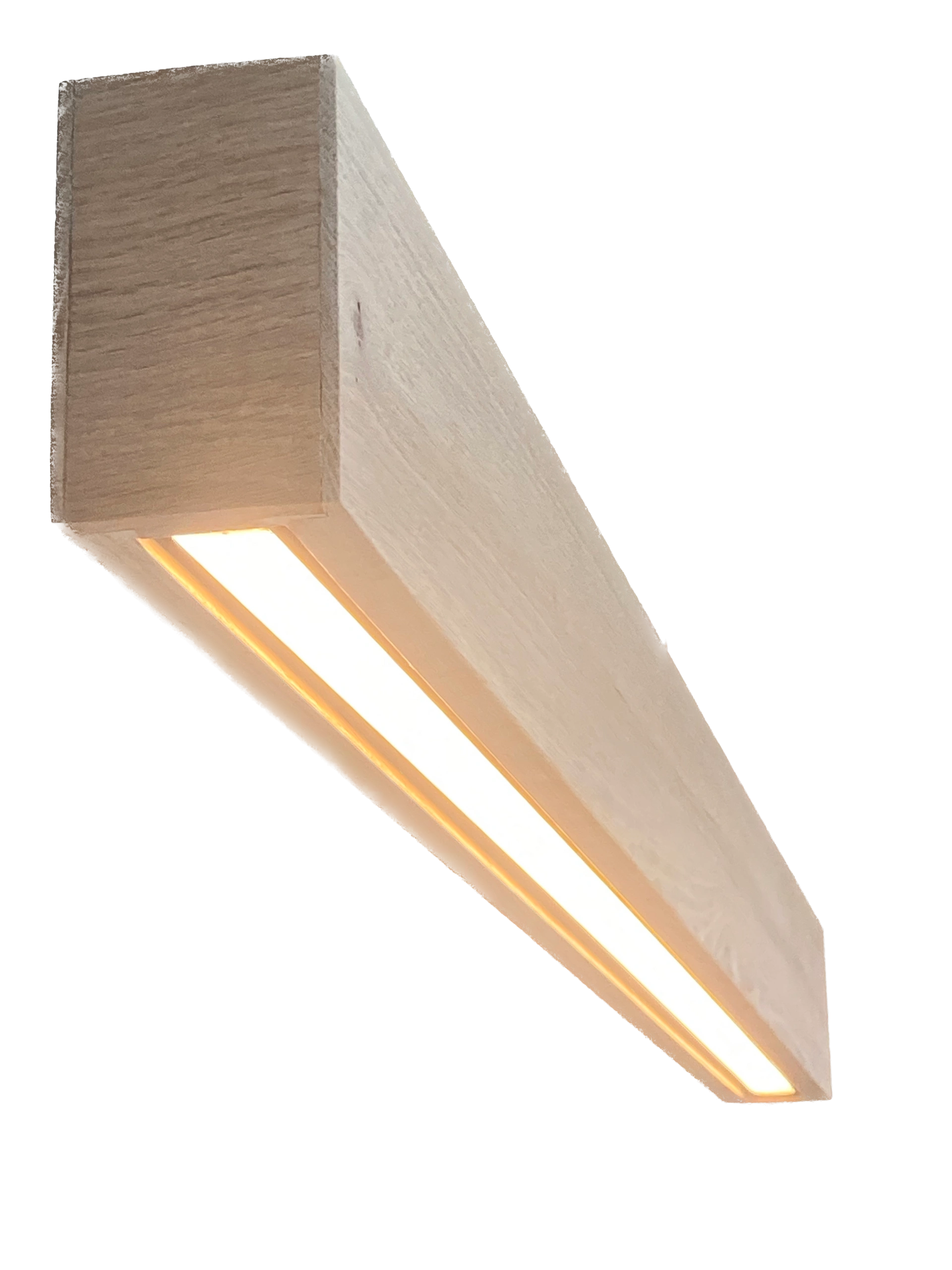 Led Streifen Profil breit Aufbau tiefes Modell - komplett mit Abschlusskappe 1,5 Meter