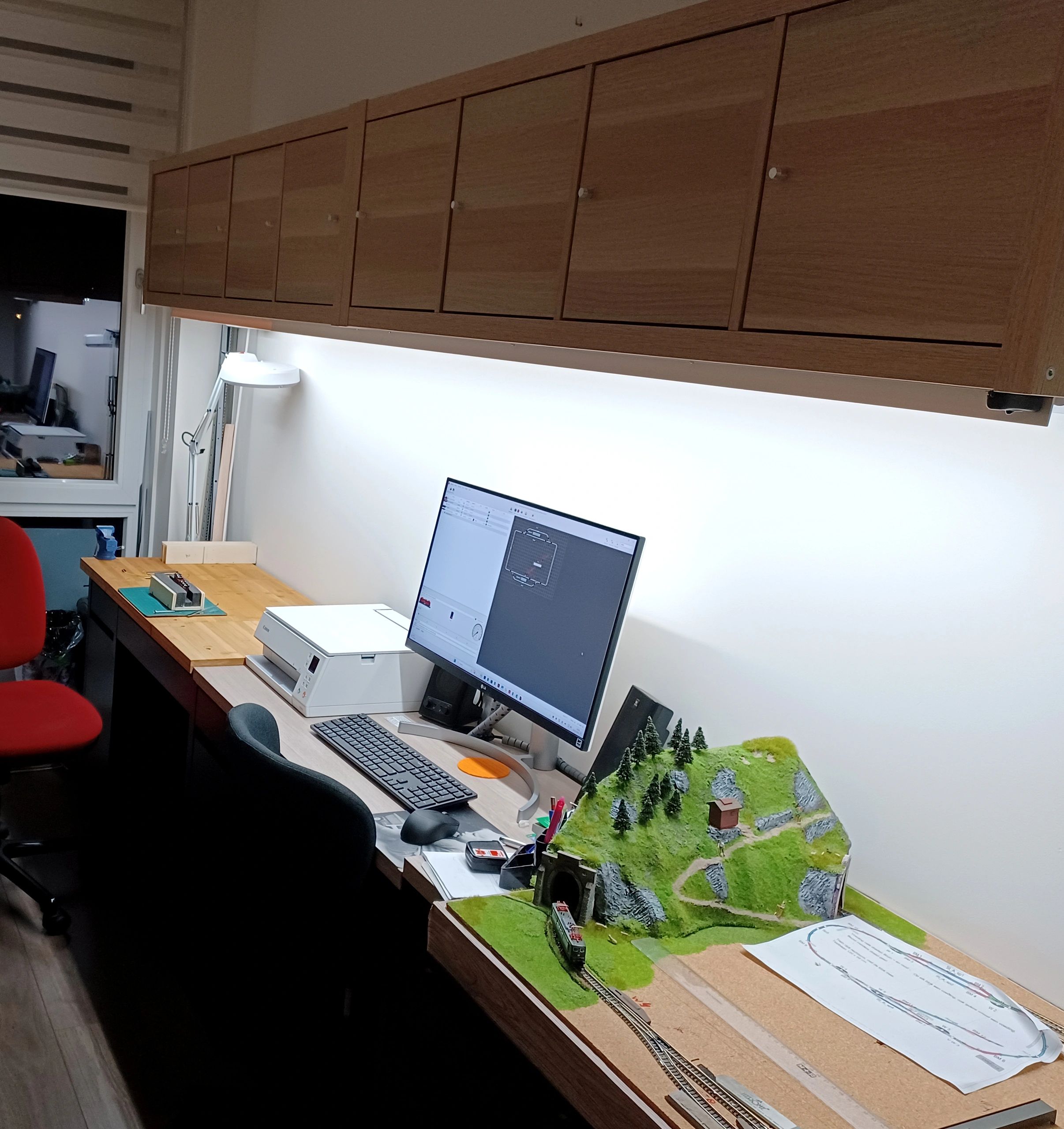 1M - 120 LEDs Komplettset LED-Streifen Kaltweiß