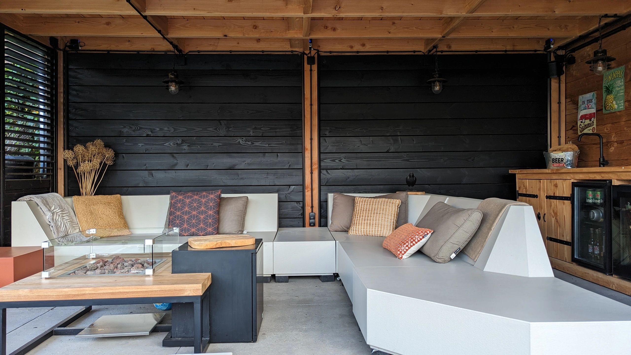 Aluminium Led Streifen Eckprofil schwarz 3M breit - Komplett mit Abdeckkappe