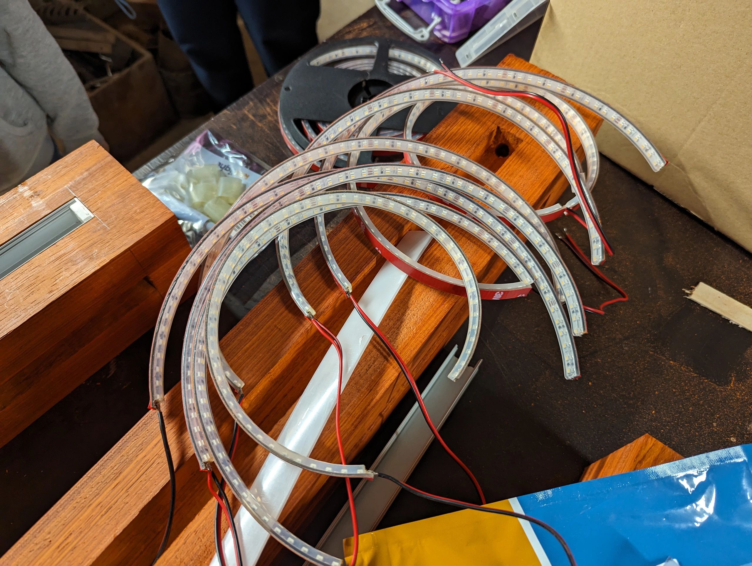 8 Meter LED Streifen Warmweiß PRO - 1920 Led's