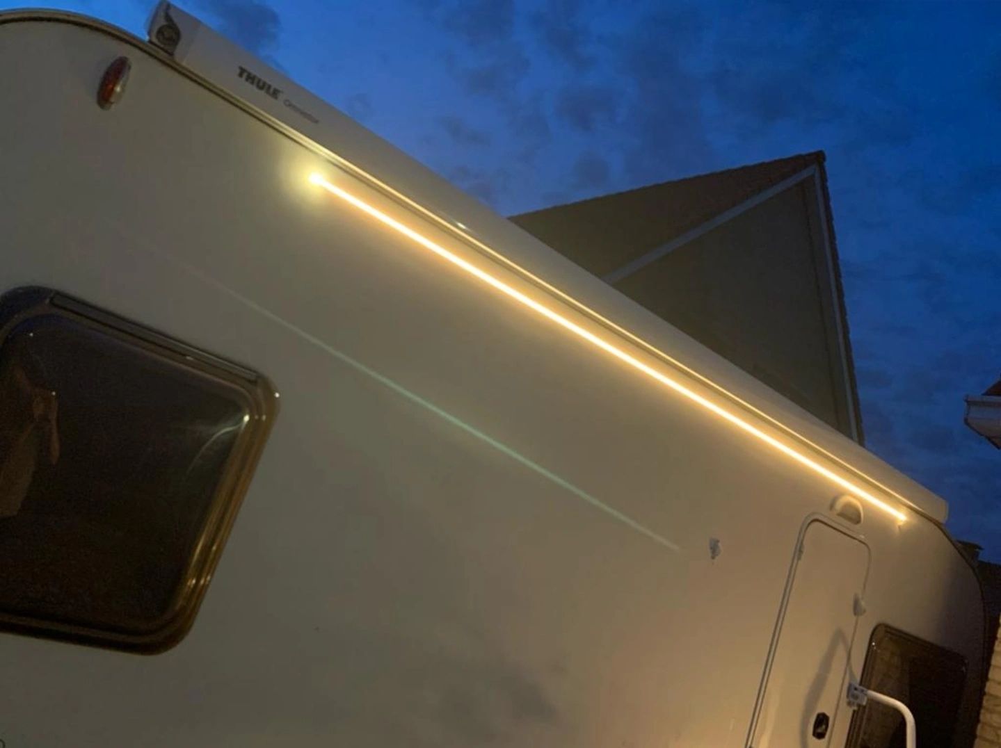 3 Meter Neon LED Flex Midi gerade Warmweiß - komplettes Set Neon Beleuchtung