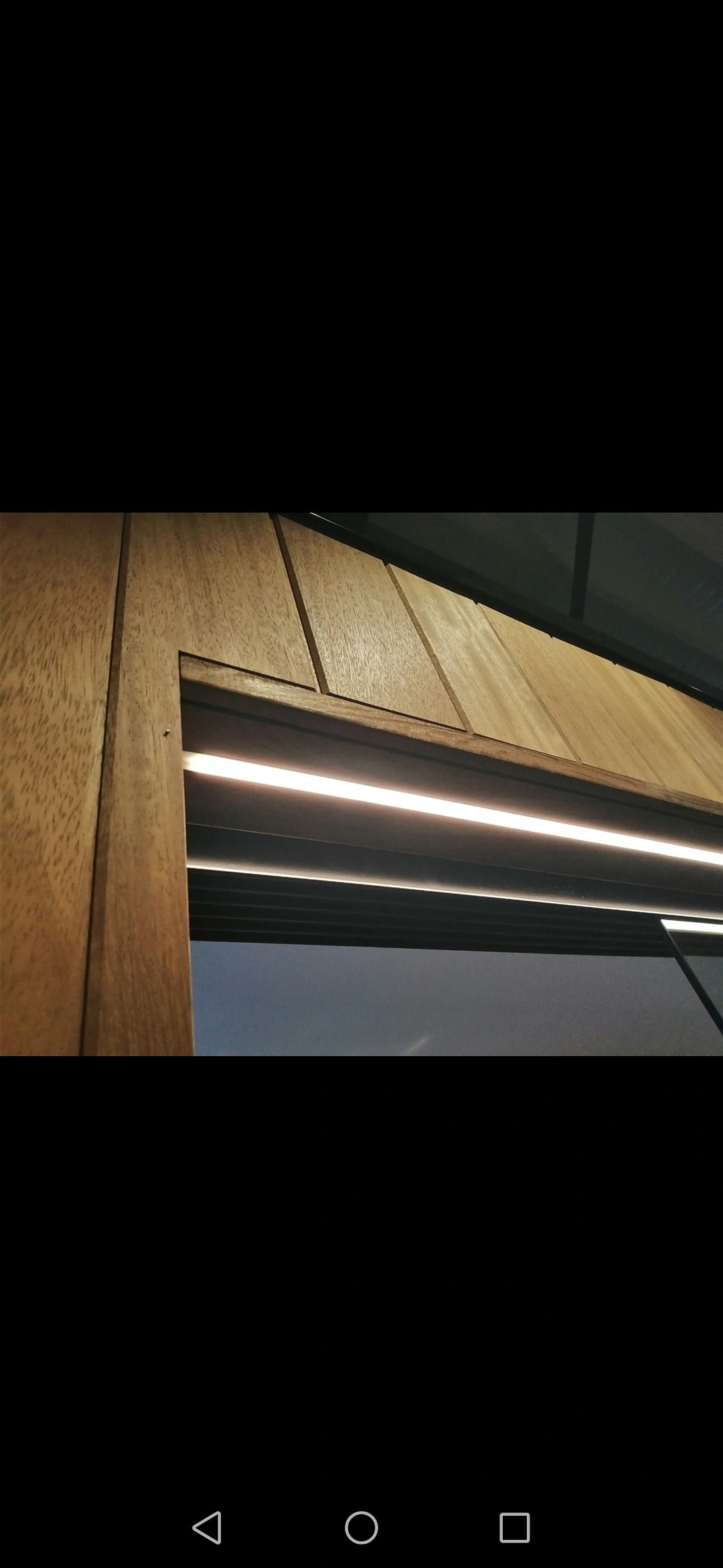 Aluminium LED Streifen Profil schwarz Einbau 2M Slim Line - 7 mm hoch - komplett mit AbschlusskAppe