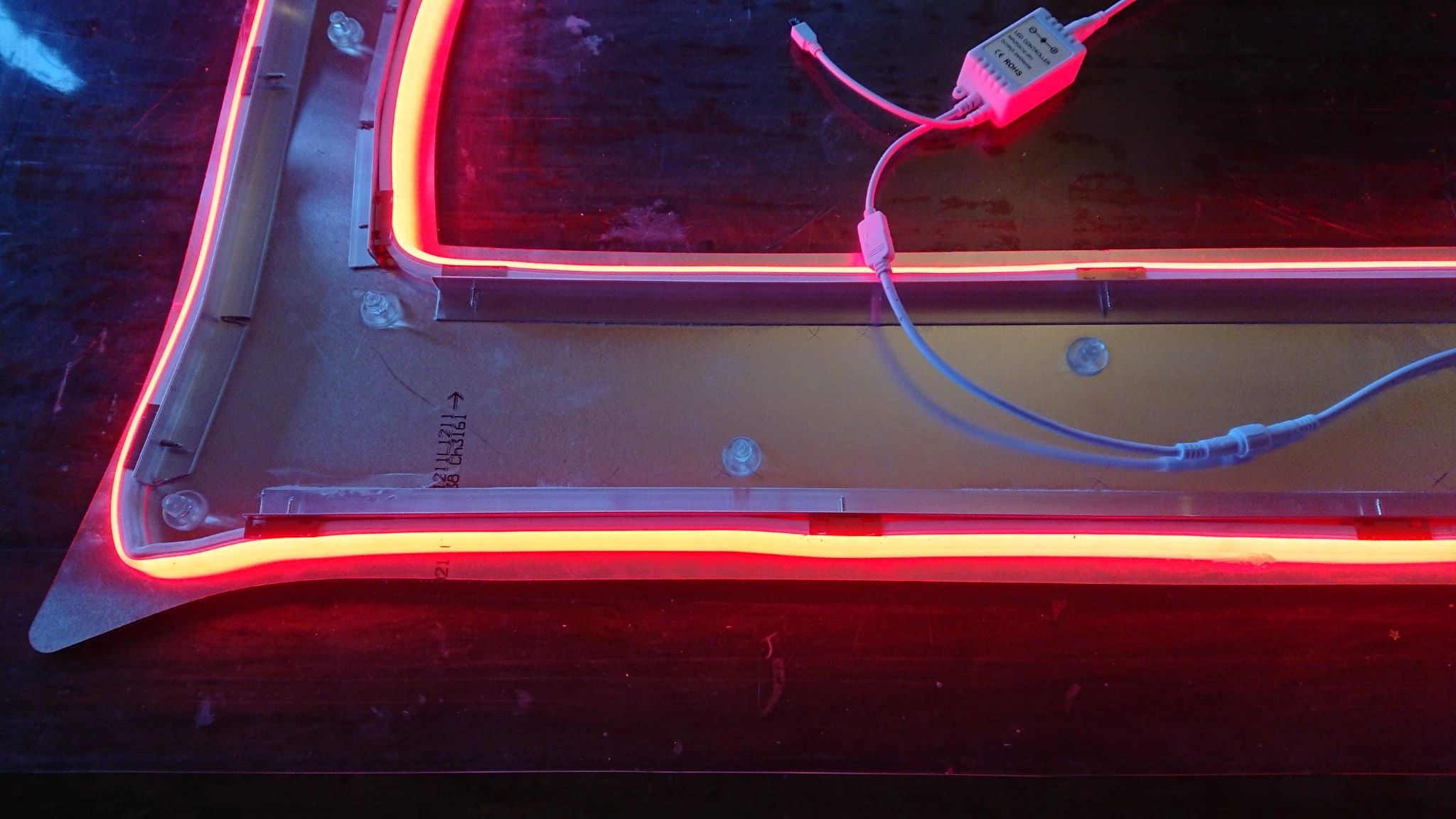 3 Meter Neon LED Flex RGB Midi TOP - Einzelner Streifen