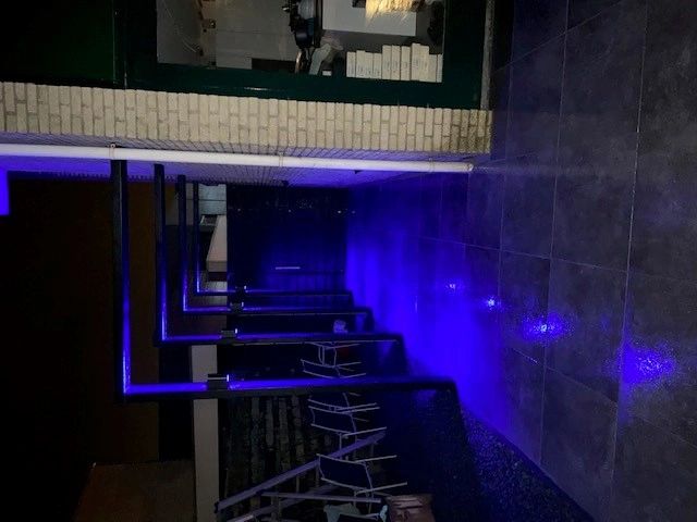 Schwarze up/down Wandleuchte für draußen mit Zigbee GU10 Strahler - Rund