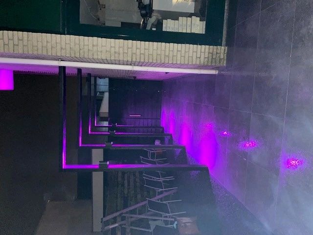 Schwarze up/down Wandleuchte für draußen mit Zigbee GU10 Strahler - Rund